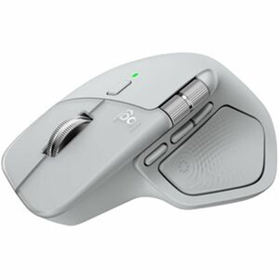 Logitech MX Master 4, Ergonomic Wireless Mouse with Advanced Performance Haptic Feedback, Ultra-Fast Scrolling, USB-C Charging, Bluetooth, Windows, MacOS - pale gray