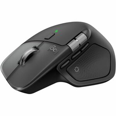 Logitech MX Master 4 for Mac, Ergonomic Bluetooth Mouse with Advanced Performance Haptic Feedback, Ultra-Fast Scrolling, USB-C Charging, MacOS, iPadOS, Windows - space black