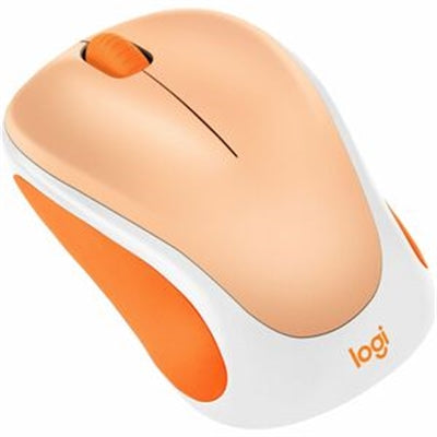 Logitech Design Mouse Wireless Mouse Limited Edition - USB Receiver, 12 months AA Battery Life, Portable &amp; Lightweight, Light Orange