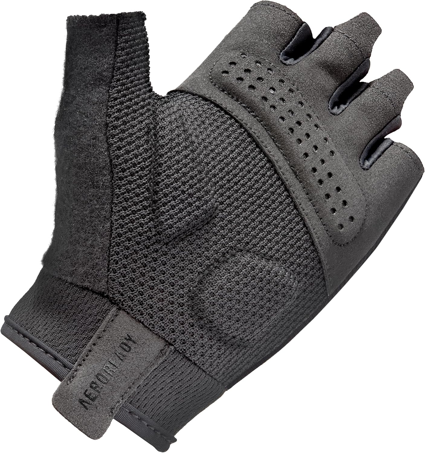 Adidas Essential Training & Weightlifting Gloves, Fingerless Workout Gloves - S
