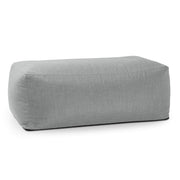 Coza Ottoman - Large Outdoor Pouf & Footrest - Sunbrella, Granite