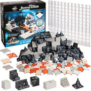 Monster Adventure Terrain 3D Interchangeable Builder System- 141pc Painted Cavern Expansion Set w Base- Build Modular Worlds in a Snap & Elevate Your Campaign- Compatible with DND Dungeons & Dragons