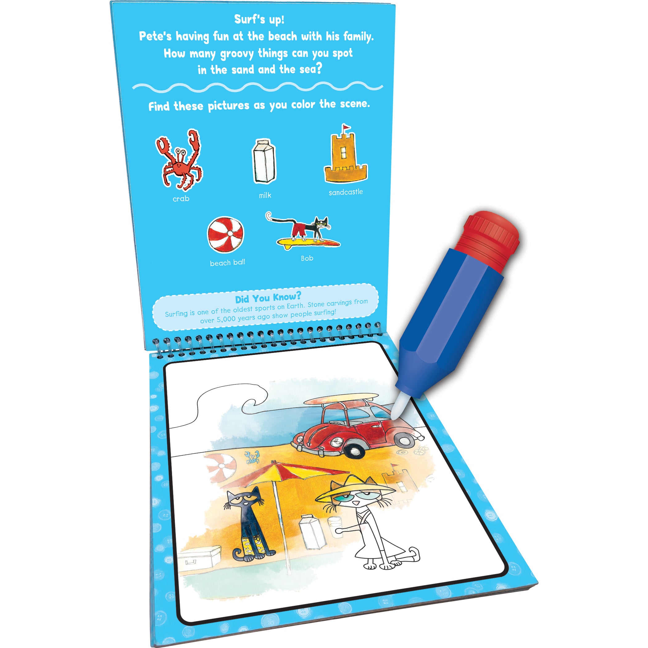 Pete The Cat Water Reveal