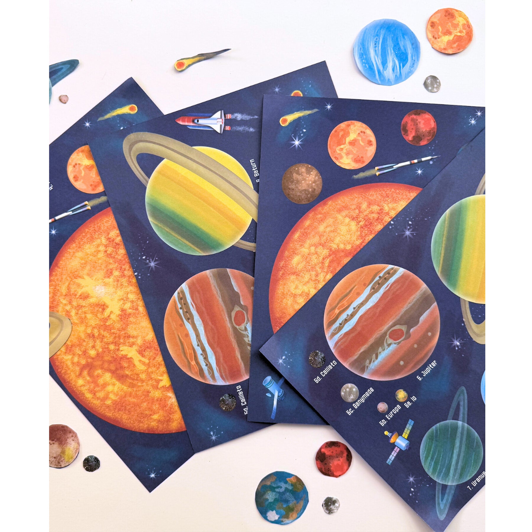 Solar System Craft Paper, 64 Sheets