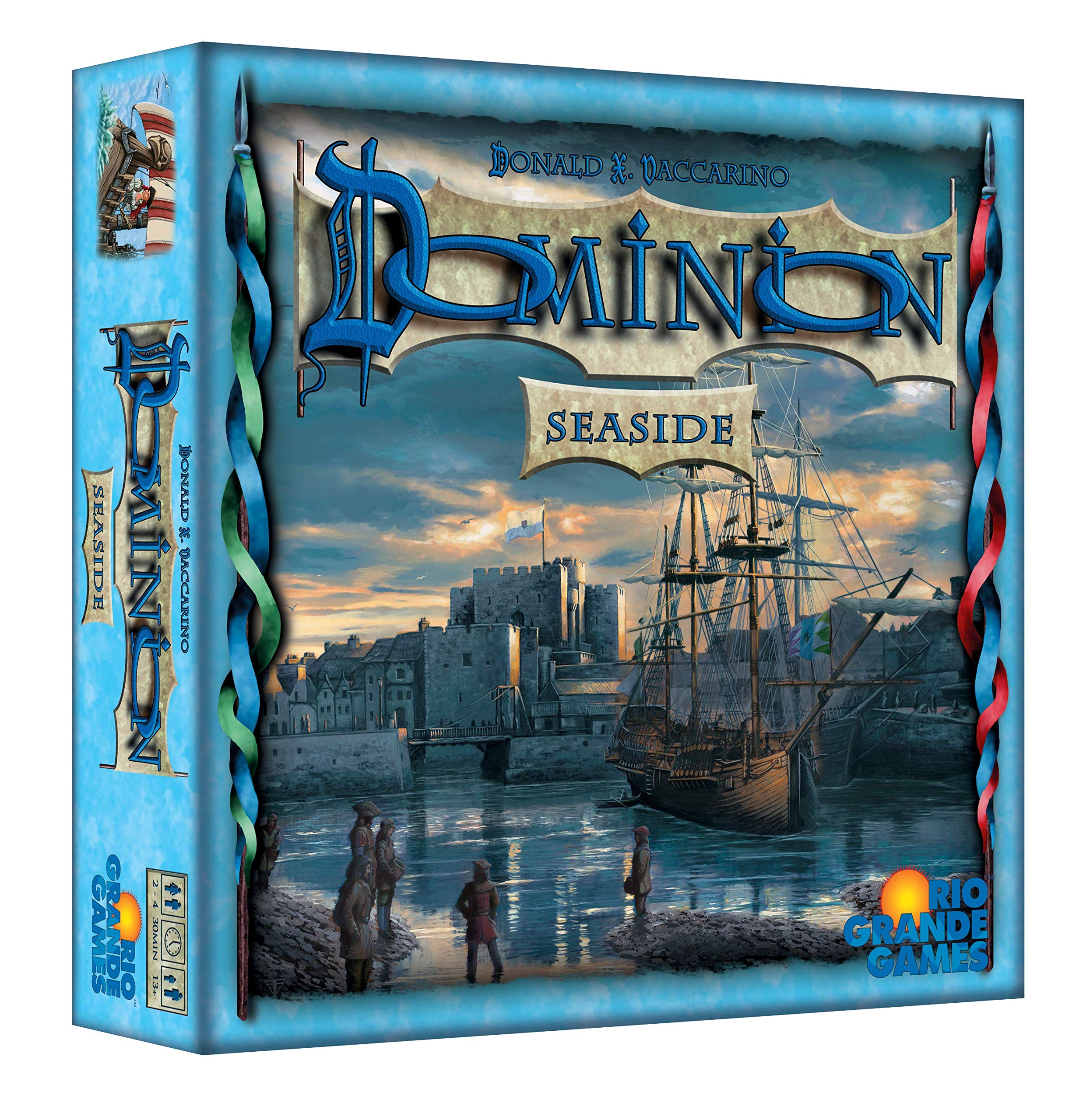 Rio Grande Games: Dominion Seaside, Expansion, Dominion or Dominion Intriuge Required for Play, 30 Minute Play Time, For 2 to 4 Players