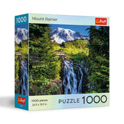 Trefl National Parks Mount Rainier - 1000 Piece Jigsaw Puzzle 27"x19" DIY Puzzle, Creative Fun, Classic Jigsaw for Adults and Children from 12 Years Old