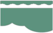 Eucalyptus Green Fancy Scallops Border Trim