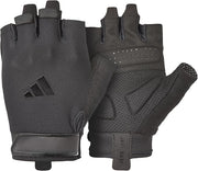 Adidas Essential Training & Weightlifting Gloves, Fingerless Workout Gloves - XL