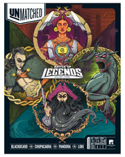 Restoration Games Unmatched Battle of Legends Vol 3 - Strategy Board Game for 2 to 4 Players - Expansion with 4 New Heroes and Battlefields - 20-40 Min Playtime - Ages 9+
