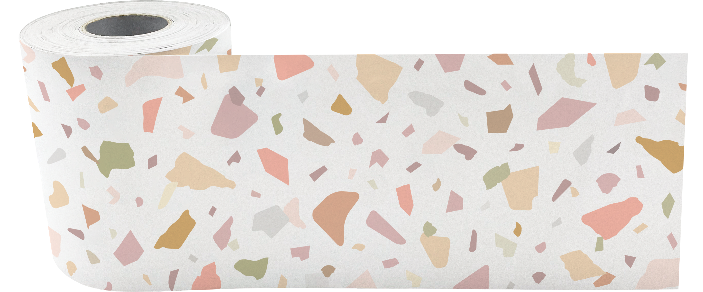 Terrazzo Tones Straight Rolled Border Trim
