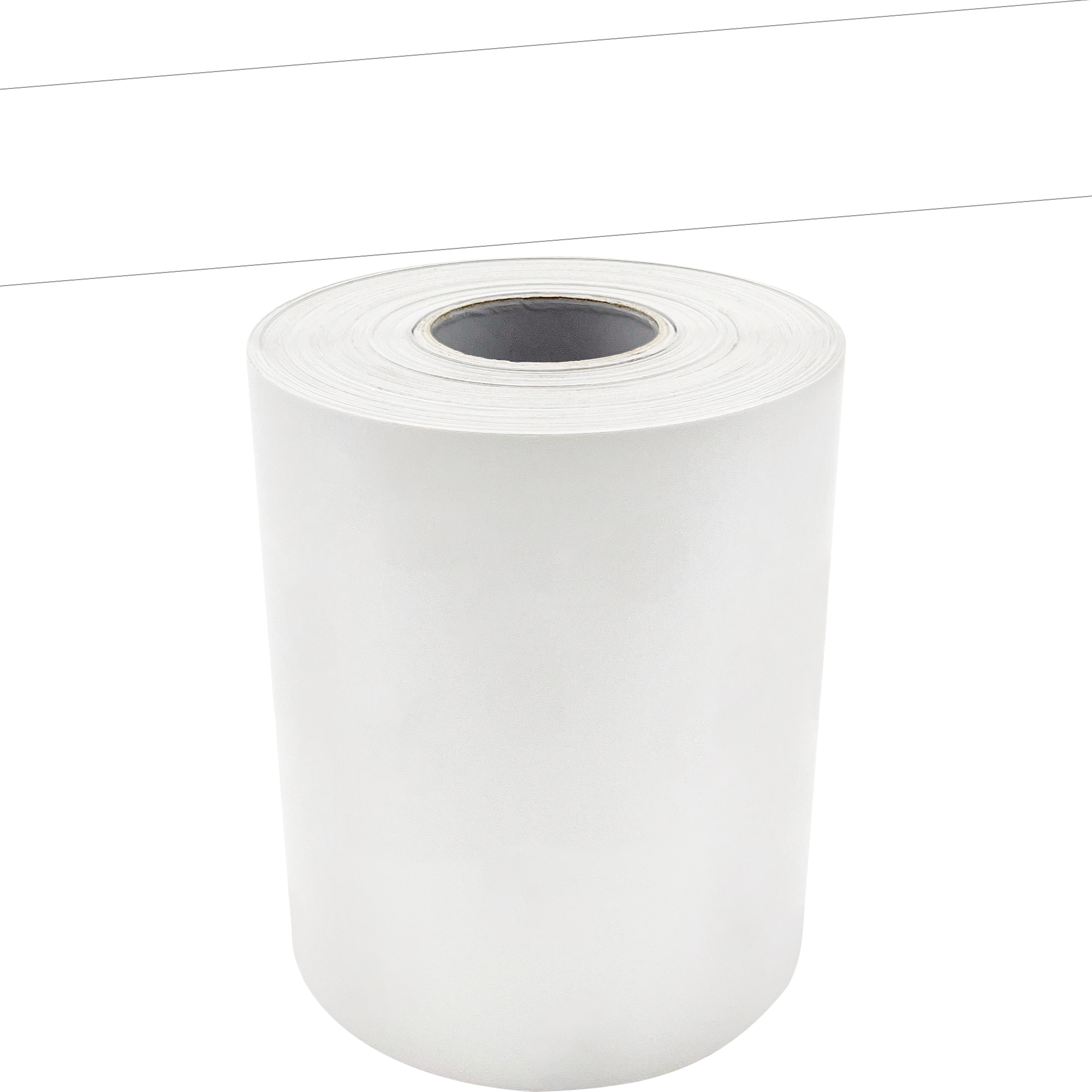 White Straight Rolled Border Trim