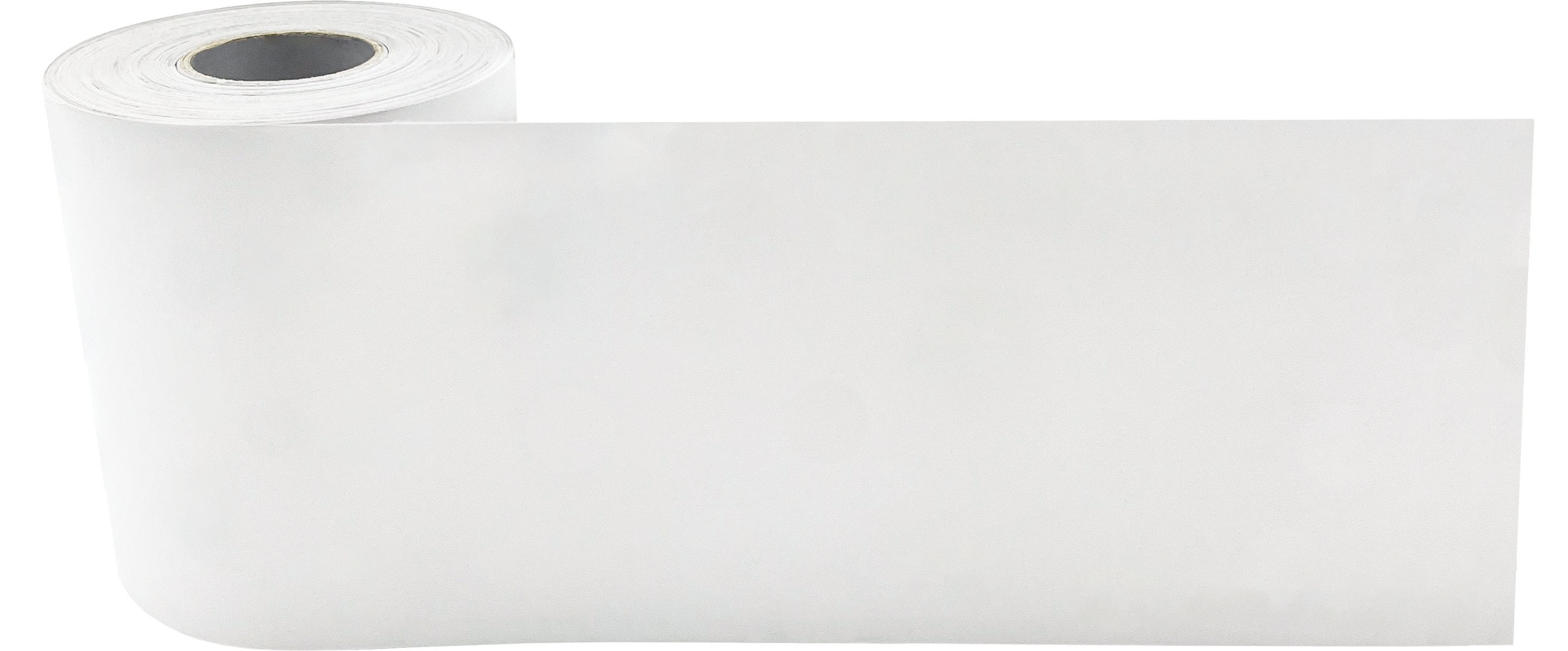 White Straight Rolled Border Trim