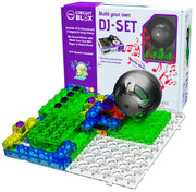 E-BLOX Build Your Own DJ Set Building Blocks STEM Circuit Kit, Wirless Compatible, Mix & Create Your Own Music, Great Science Project for Kids, Birthday Gift, Boys, Girls, 8+
