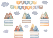 Moving Mountains Happy Birthday Mini Bulletin Board
