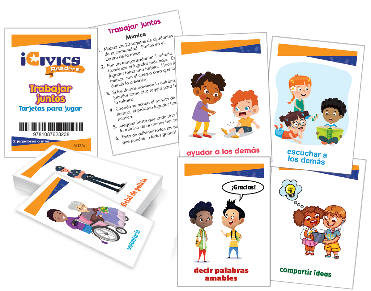 iCivics: Trabajar juntos Game Cards