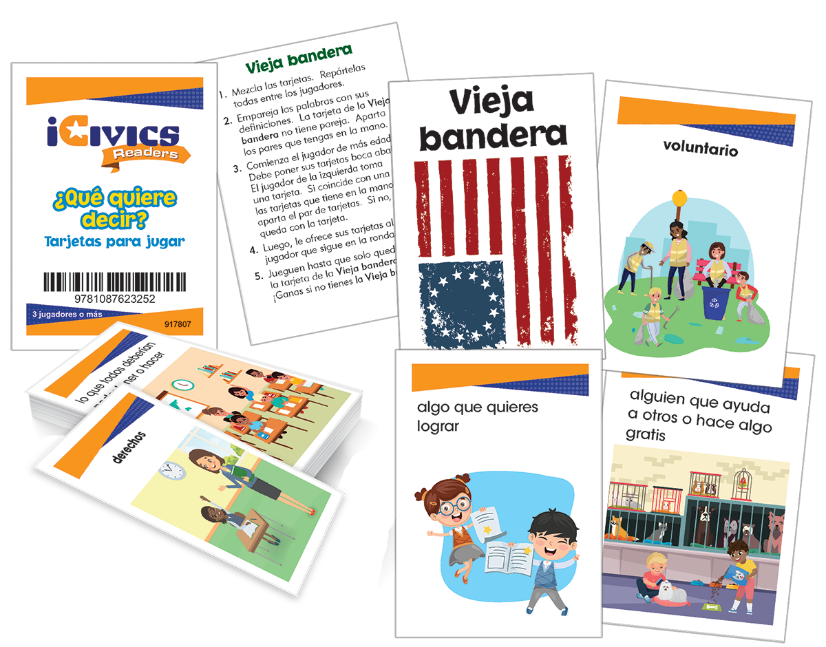iCivics: ¿Qué quiere decir? Game Cards