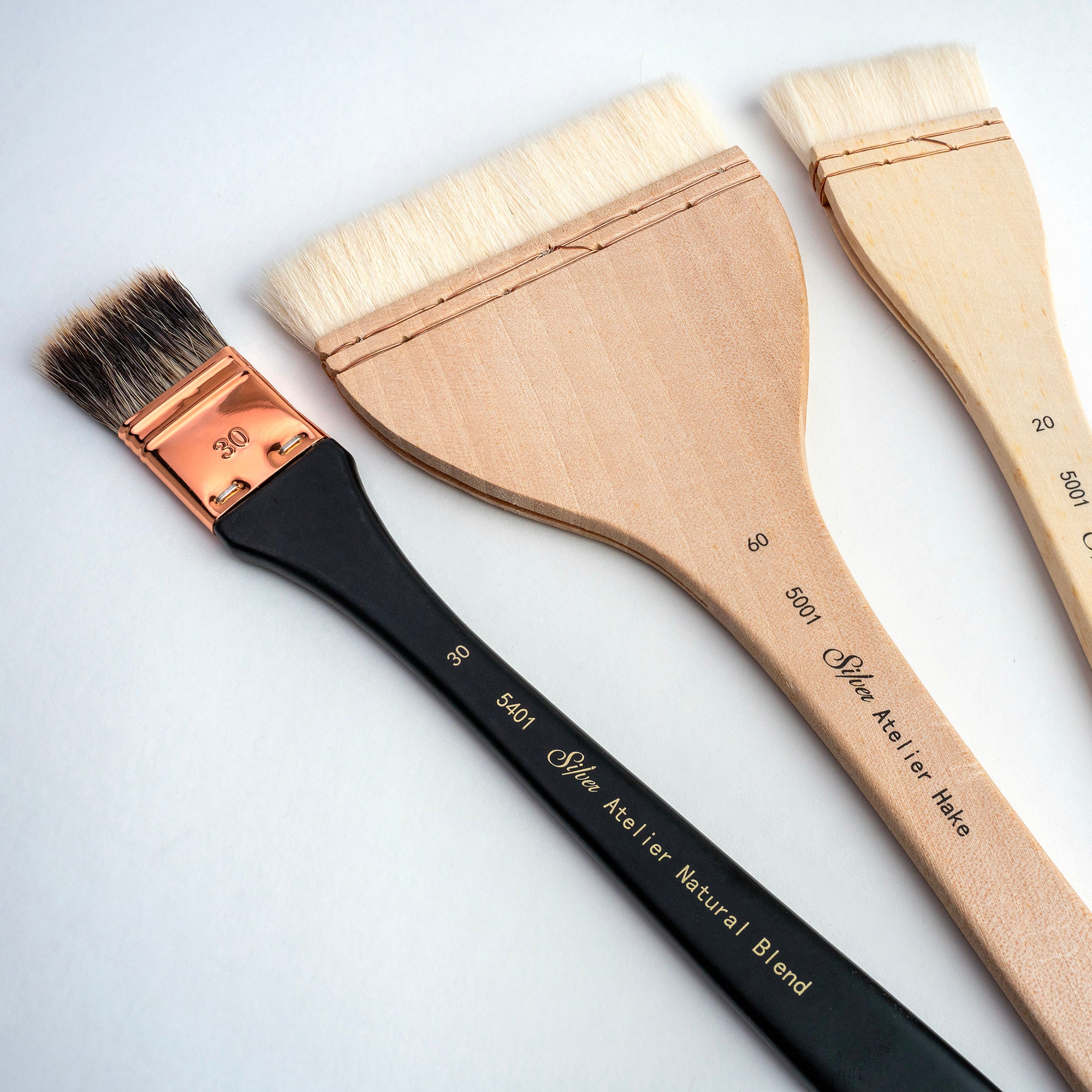 Hake/Mottler Combo, 3 Brushes