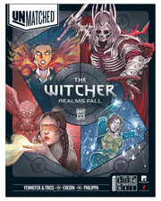 Restoration Games Unmatched The Witcher Realms Fall - Strategy Board Game for 2 to 4 Players - Witcher Heroes Expansion with Four Battlefields - 30 Min Playtime - Ages 9+