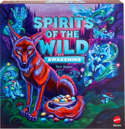 Mattel Games Spirits of The Wild: Awakening Relaxing, Light Strategy Board Game for 2 Players with Stones, Bowl and Coyote Figure