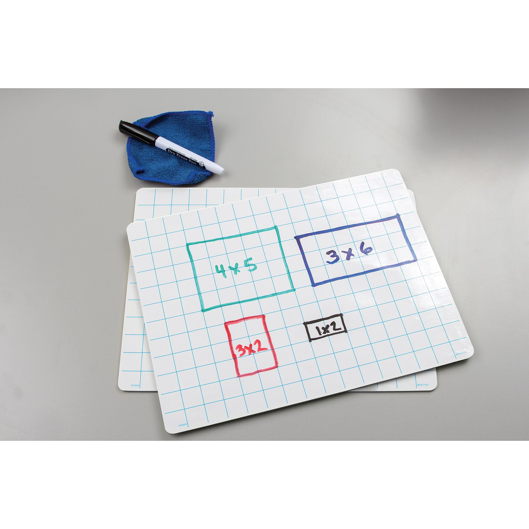 Double-Sided Math Grid Dry-Erase Boards