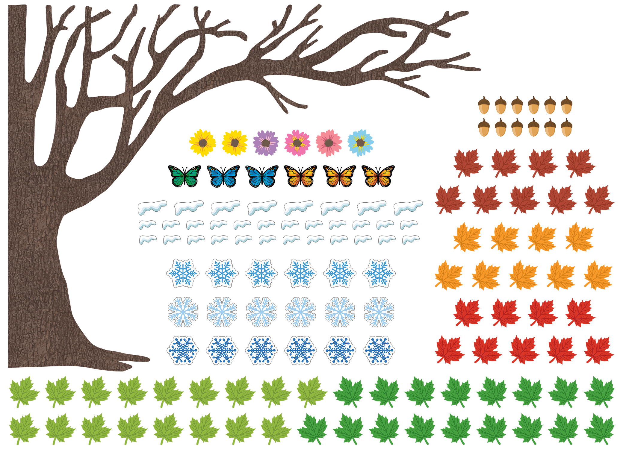 Tree for All Seasons Bulletin Board