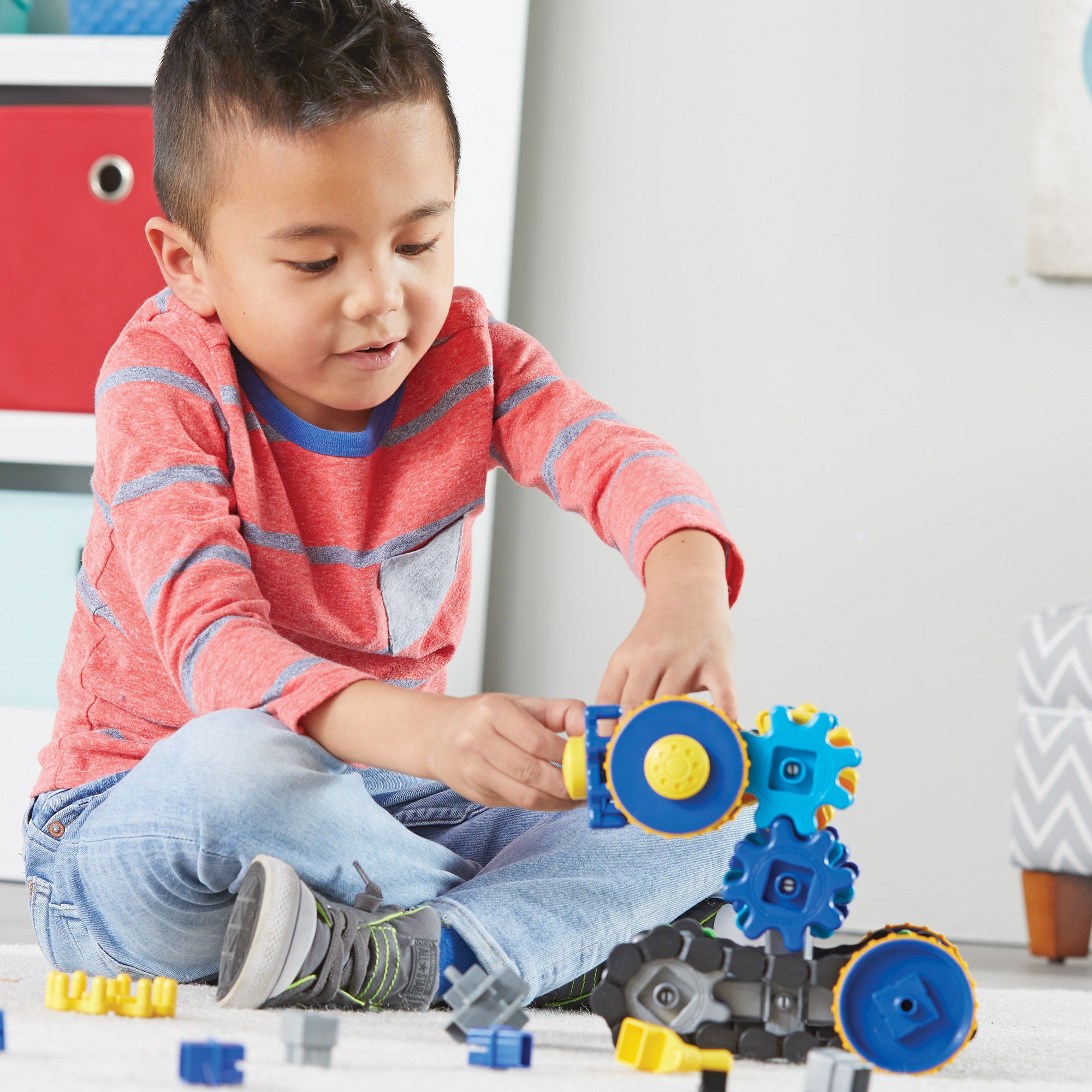 Gears! Gears! Gears!® Treadmobiles Building Set, 108 Pieces
