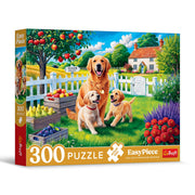 Trefl - Puzzle EasyPiece: Dogs in The Countryside - 300 Pieces - Large Pieces, Easy Puzzle, for Adults and Children Aged 10 and Older