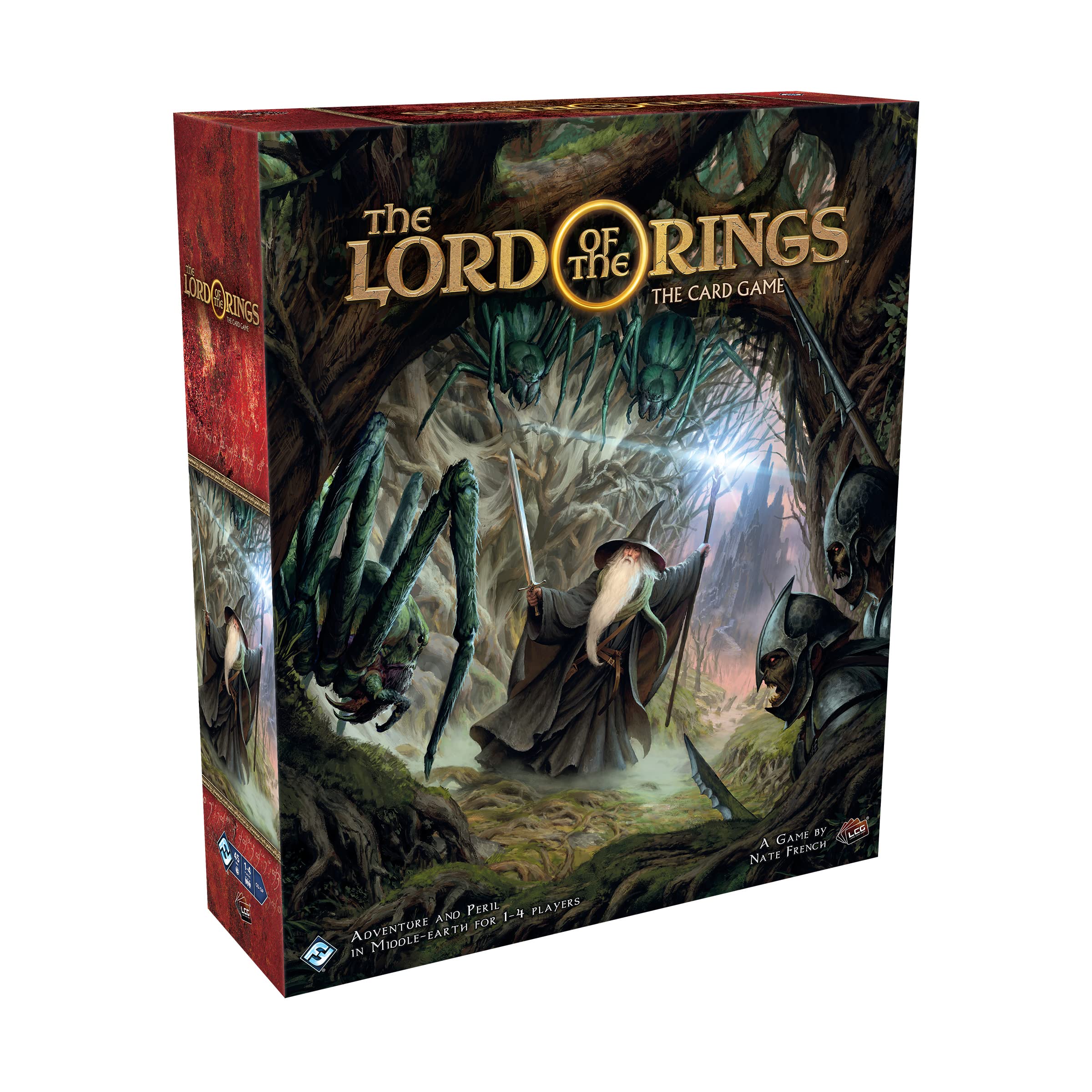 Asmodee The Lord of The Rings The Card Game Revised CORE Set - The Ultimate Adventure Awaits in Middle-Earth, Cooperative Strategy Game for Teens & Adults, Ages 14+, 1-4 Players, 30-120 Min Playtime