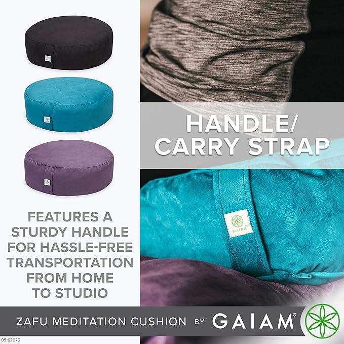 Gaiam Ergonomic Buckwheat - Zafu/Purple