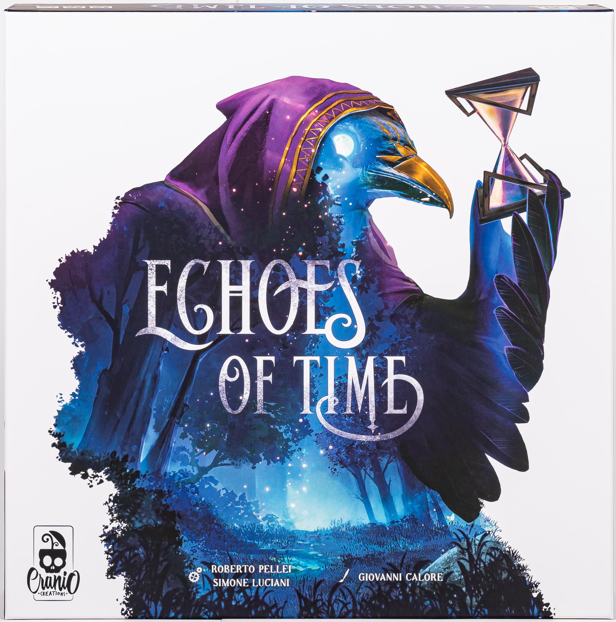 CrowD Games | Echoes of Time | 2-4 Players | Ages 12 and up | Strategy | Hand Management | Combo | Flexible Playstyle | 30-60 min