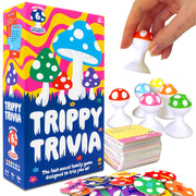Lucky Egg Trippy Trivia Game - Fun Family Card Games for Kids and Adults - Fast Paced Card Games for Teens and Adults - Perfect for Family Game Night for 2-6 Players with 125 Diversed Questions