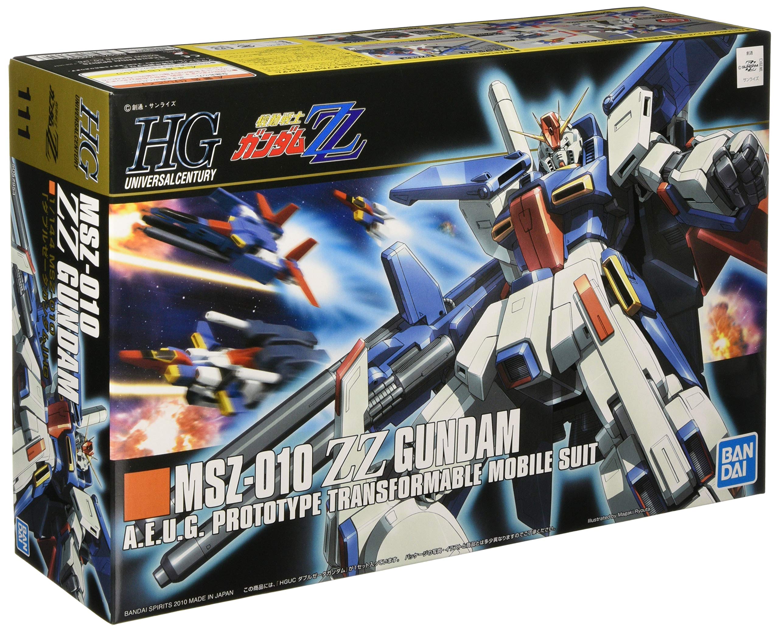 Bandai Hobby - ZZ Gundam - #111 ZZ Gundam HGUC 1/144 Model Kit