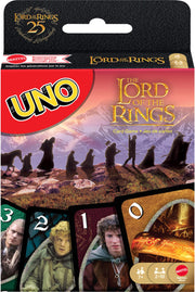 Mattel Games UNO The Lord of The Rings Card Game for Kids, Adults & Families, Travel & Camping, Inspired by The Movies