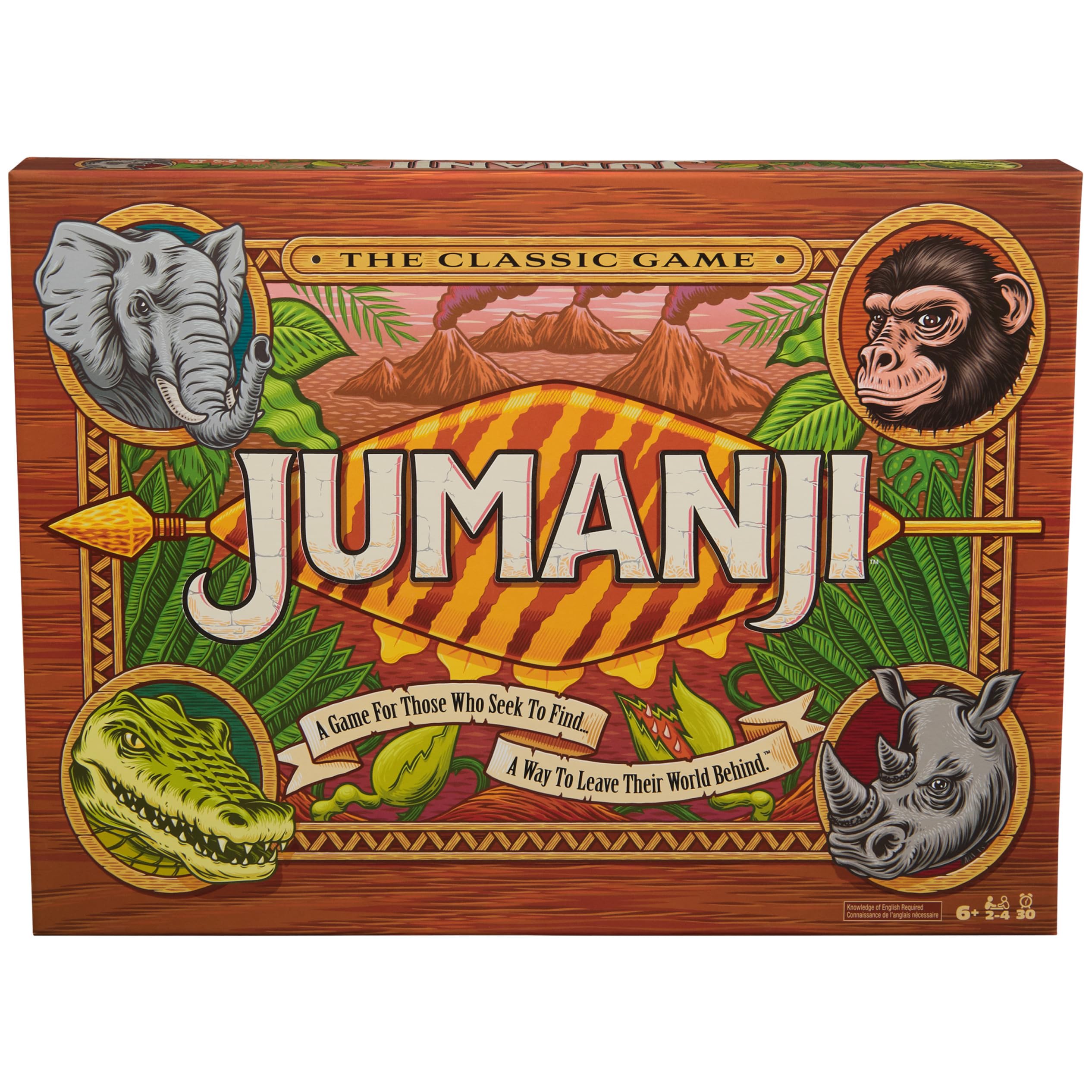 Spin Master Jumanji Deluxe Game, Immersive Electronic Version of The Classic Adventure Movie Board Game, with Lights and Sounds, for Kids & Adults Ages 8 and up
