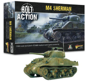 Warlord Games M4 Sherman Medium Tank - 1:56 / 28mm Plastic Scale Model Tank for Bolt Action Highly Detailed World War 2 Miniatures for Table-top Wargaming