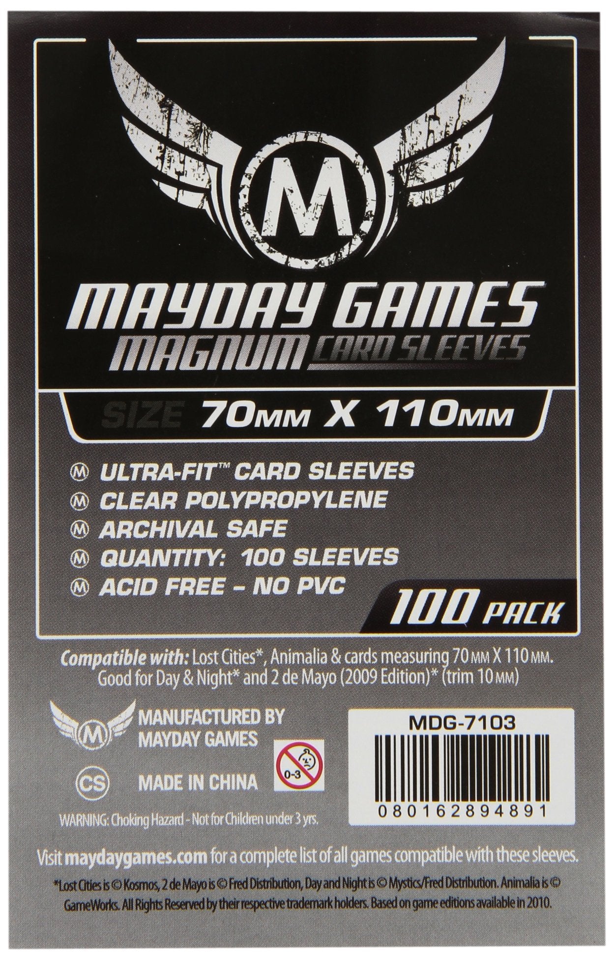 MayDay Games – Sleeves for Collectible Cards Lost (7103) (Italian Version).