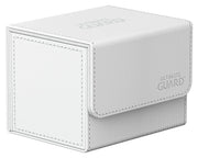 Ultimate Guard Sidewinder 100+, Deck Box for 100 Double-Sleeved TCG Cards, White, Magnetic Closure & Microfiber Inner Lining for Secure Storage