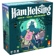 Ham Helsing – Cooperative Monster Adventure Board Game | 1–4 Players, Ages 10+, 60–90 Min | Deck-Crafting with Transparent Cards | Spooky Halloween Theme