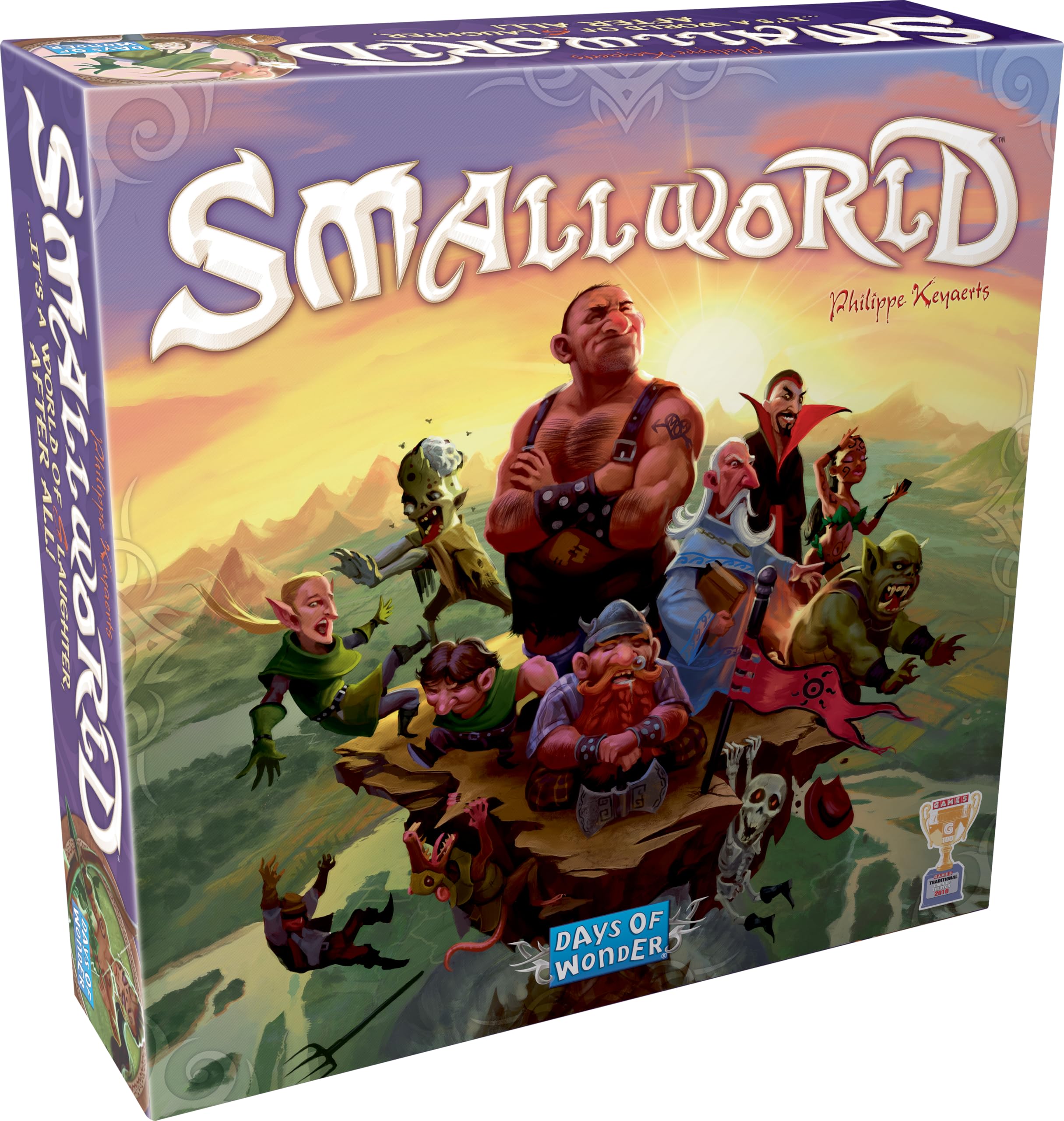 Asmodee Small World Board Game - Fantasy Area Control & Strategy Game with Magical Creatures, Special Powers, Family Game for Kids & Adults, Ages 8+, 2-5 Players, 40-80 Min Playtime