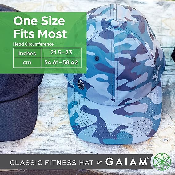 Gaiam Women's Classic Fitness Running Hat - White