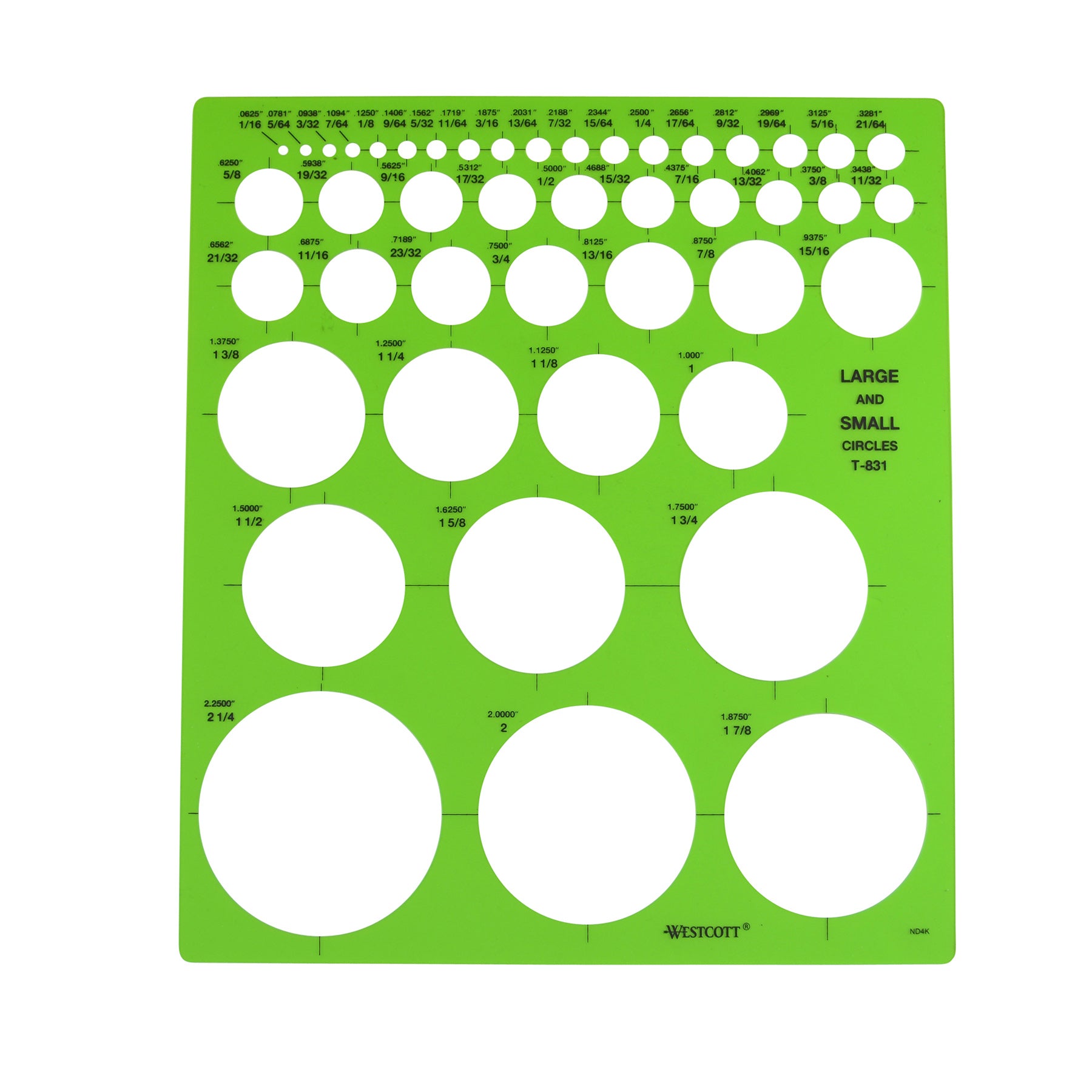 Large & Small Circles Template