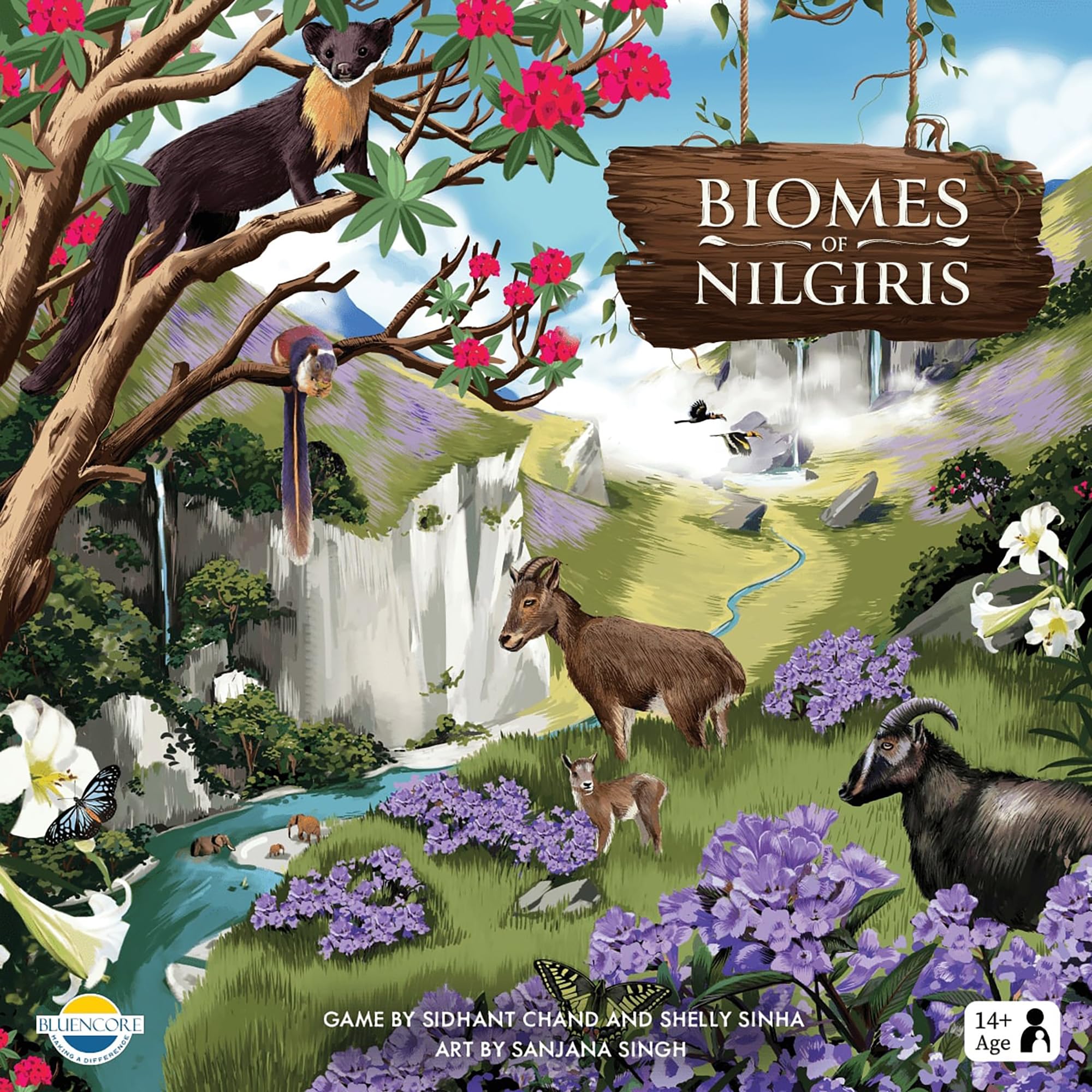 BluEncore: Biomes of Nilgiris - Campaign Board Game, Ecology Conservation Game, Mission Oriented, Nature Themed, Ages 14+, 2-4 Players, 60+ Minutes