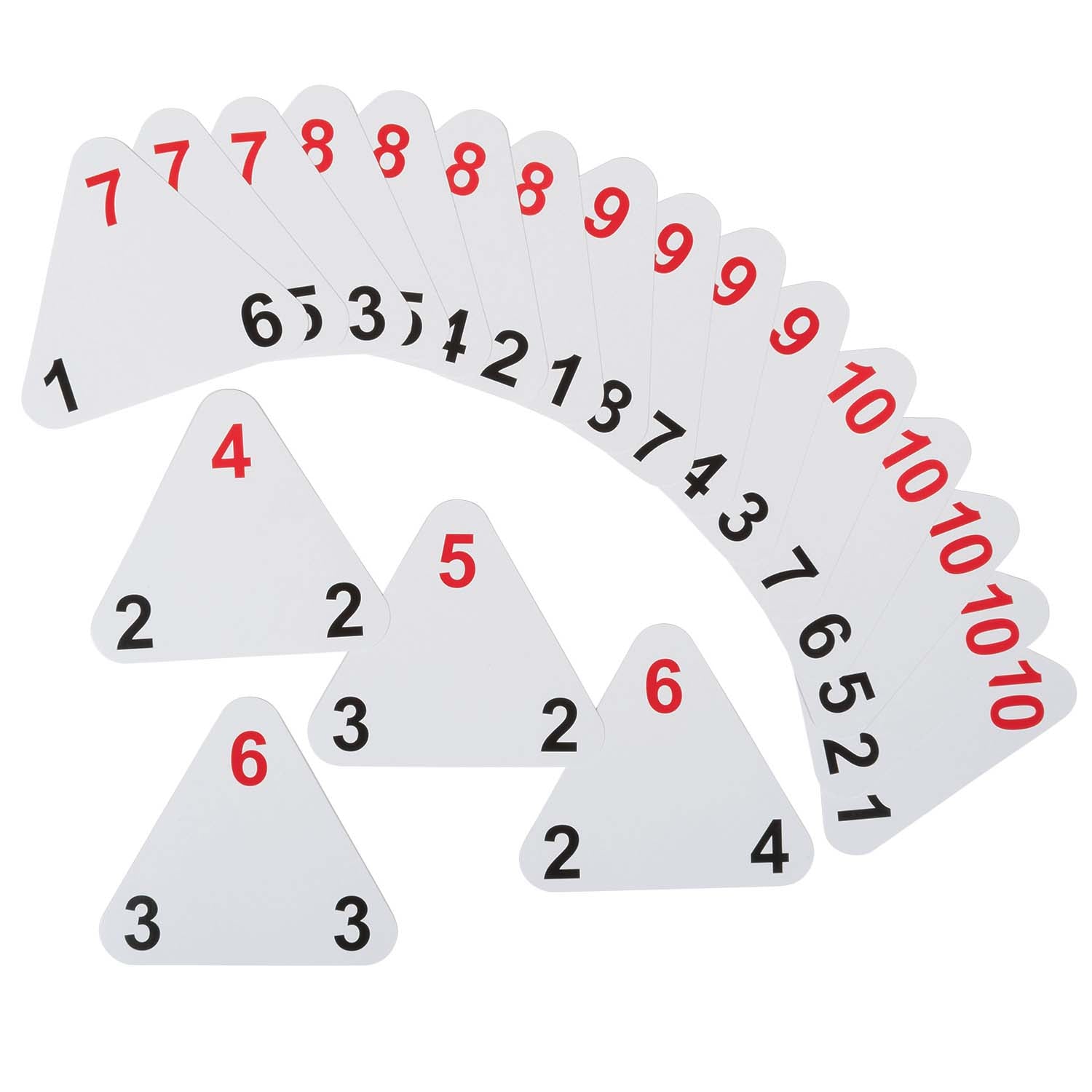 The Original Triangle Flash Cards - Addition & Subtraction - Set of 20