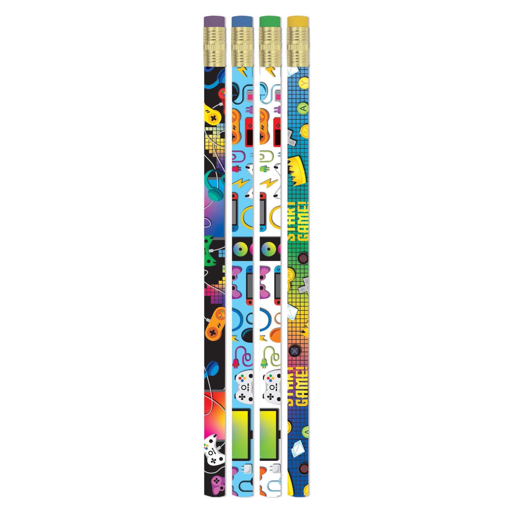 Game On Pencils, Pack of 12