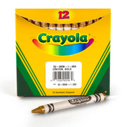 Bulk Crayons, Regular Size, Gold, 12 Count