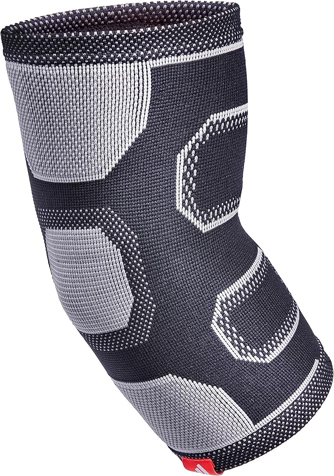 Adidas Premium Knitted Elbow Support Sleeve, Ergonomic Compression Sleeve - M