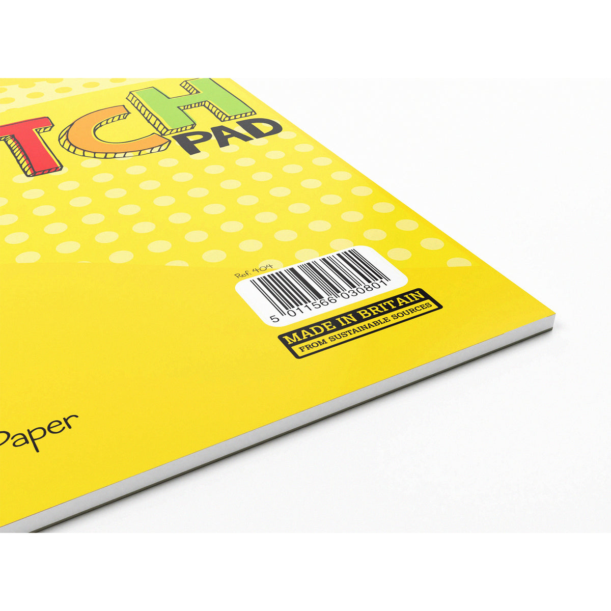 8.25X11.75 YELLOW SKETCHBOOK