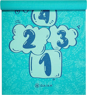 Gaiam Kids Yoga Mat Exercise Mat, Yoga for Kids with Fun Prints - Playtime for Babies, Active & Calm Toddlers and Young Children (60" L x 24" W x 3mm Thick) - Hopscotch