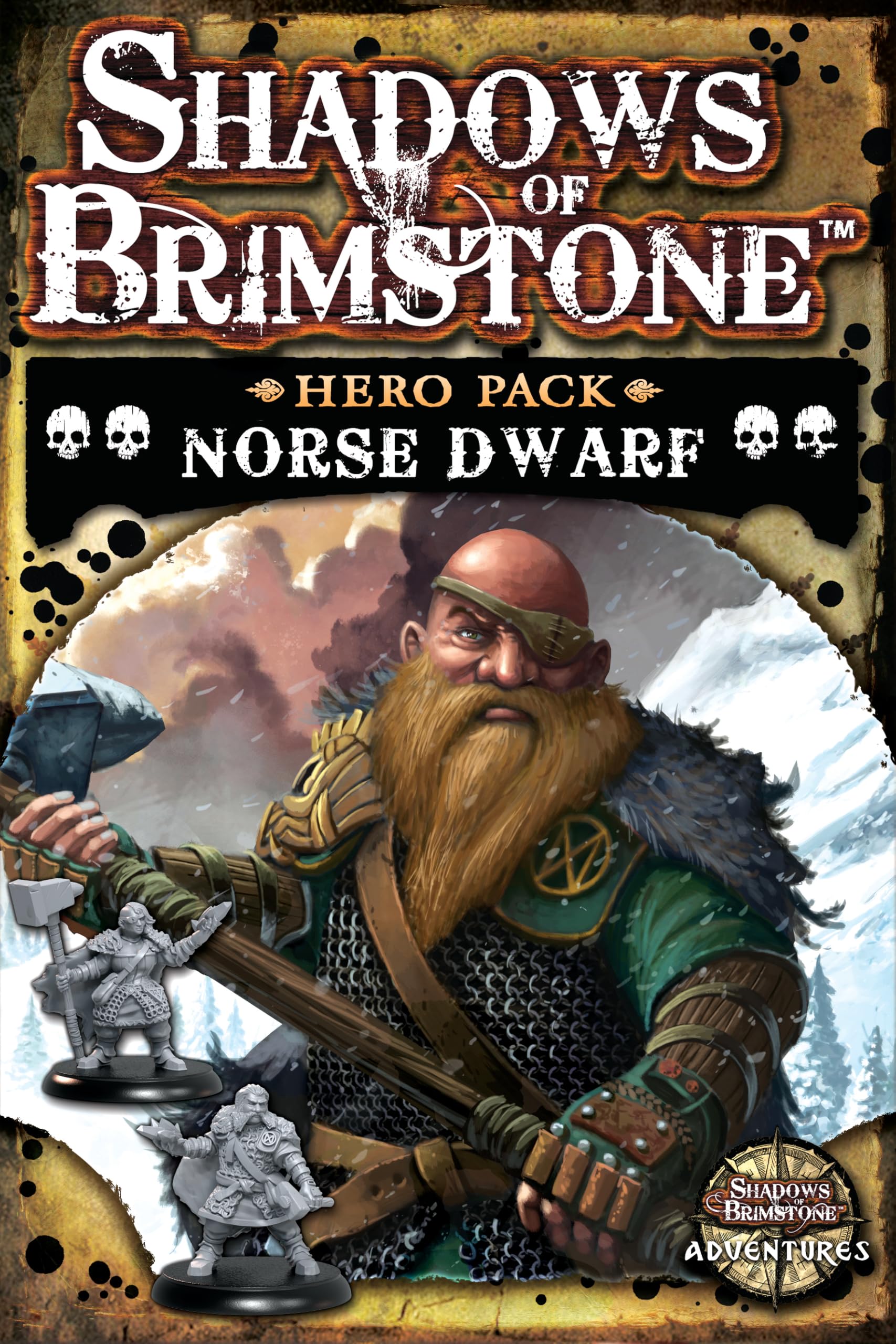 Shadows of Brimstone Norse Dwarf Hero Pack