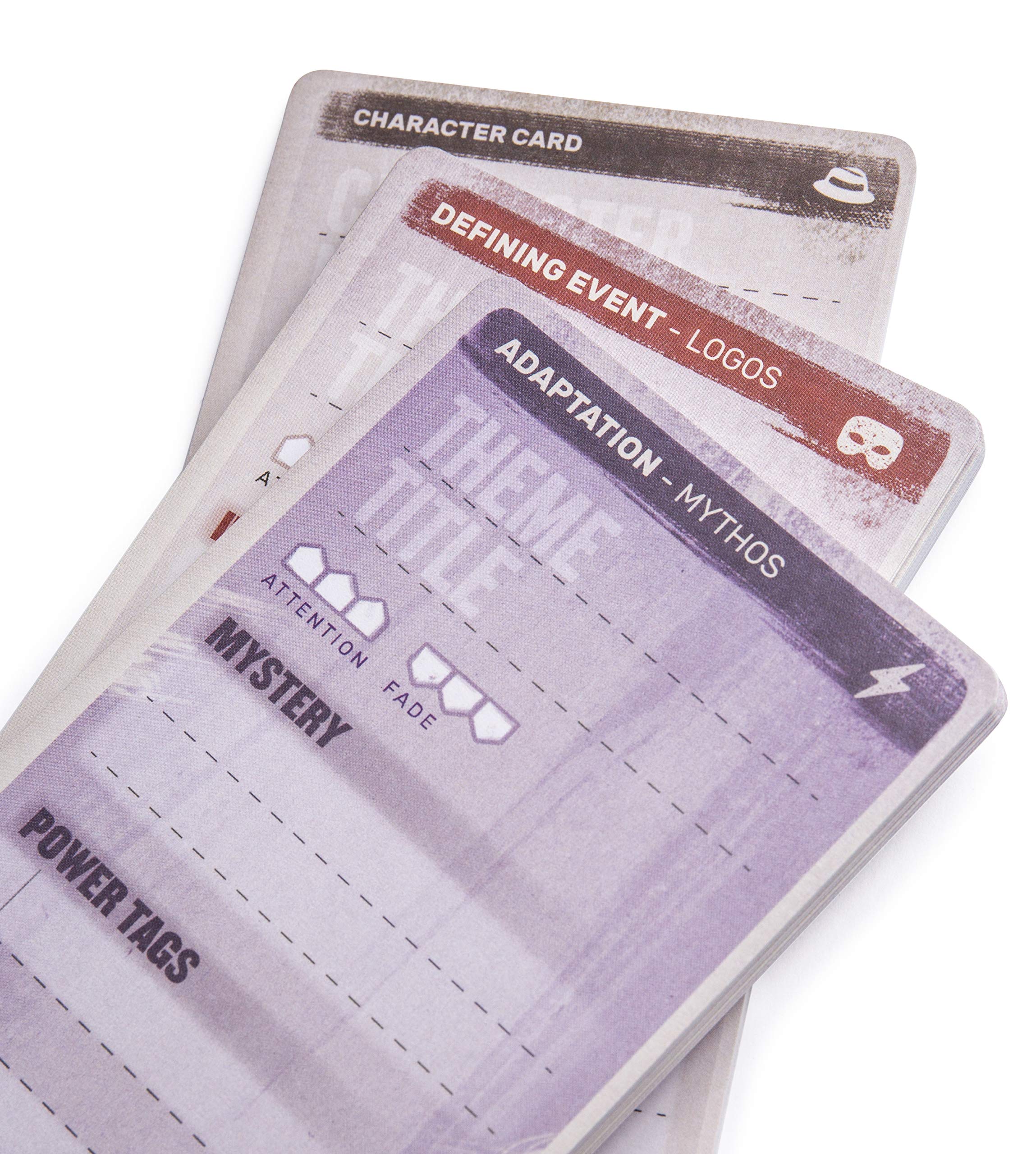City of Mist Role-Playing Game Character and Theme Cards